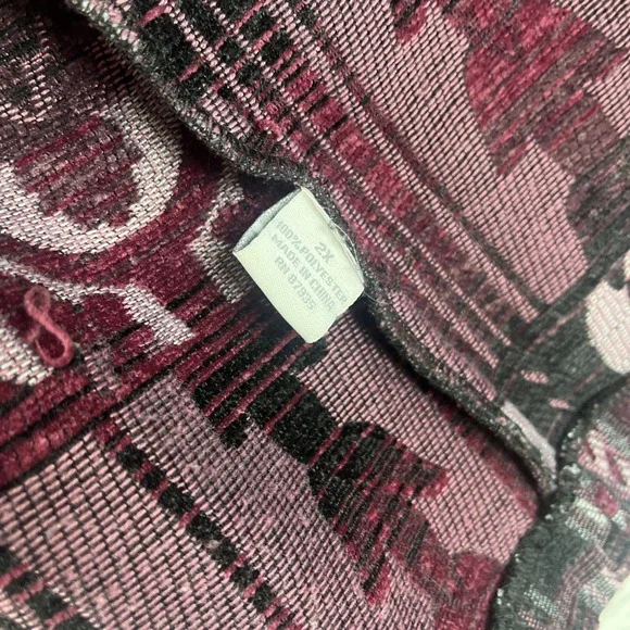 Dressbarn Tapestry Brocade Womens Full Zip Dark Academia Blazer Jacket  Size 2X - Picture 10 of 11